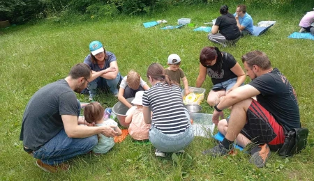 Setkání rodin rané péče v lesní školce Šiška